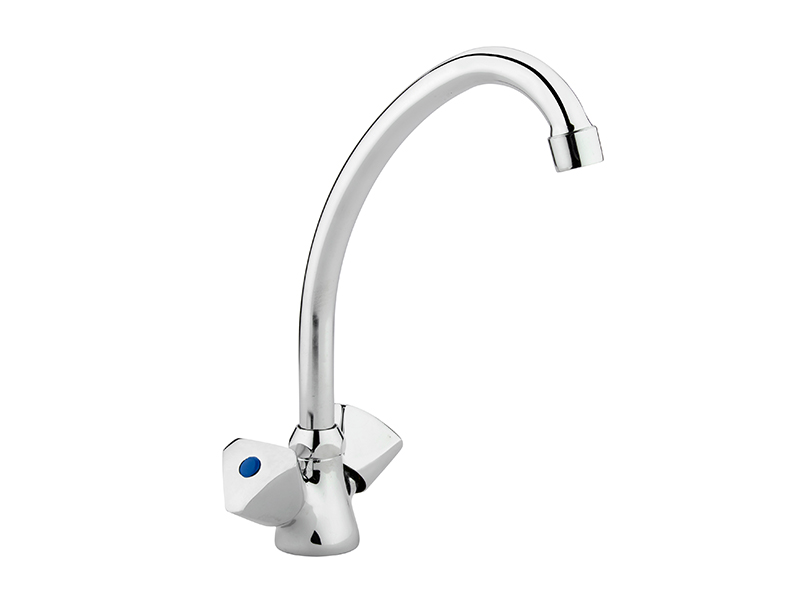 Single Hole Chrome Sink Mixer Tap