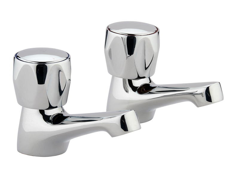 Chrome Basin Pillar Taps