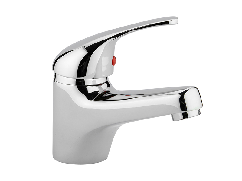 Chrome 1-Hole Single Lever Basin Mixer Tap