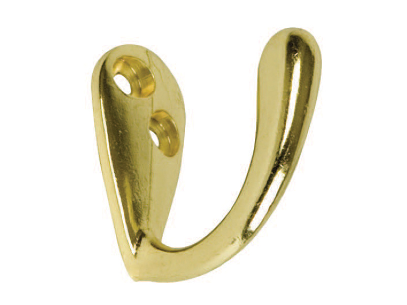 Electrobrass Single Robe Hook