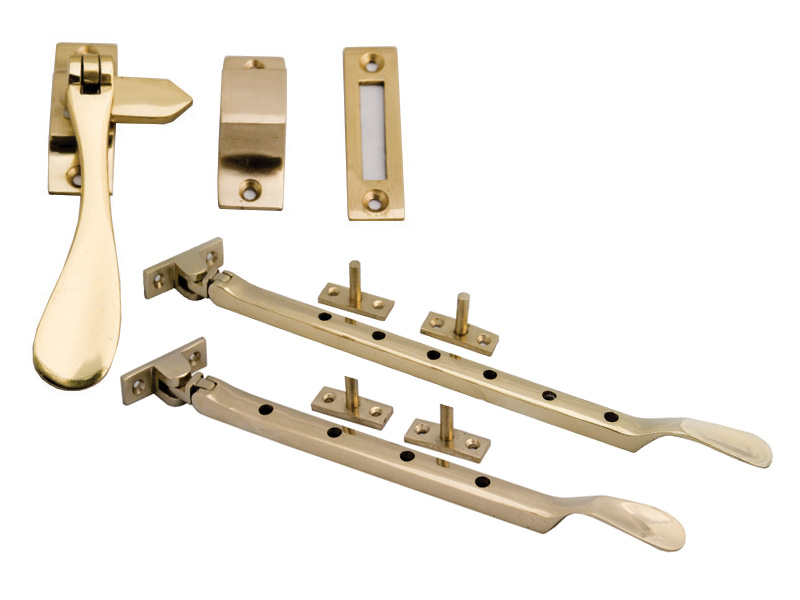 Heavy Duty Victorian Casement Brassware