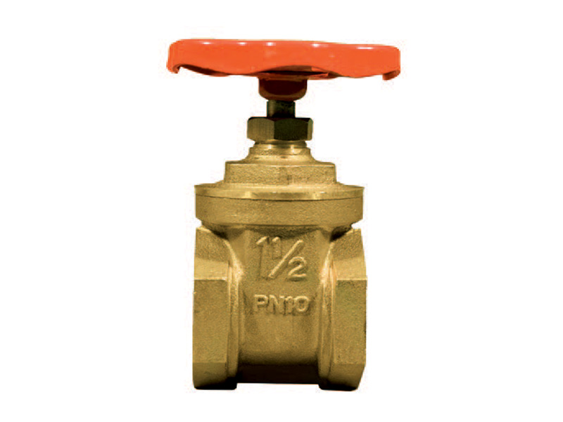 Unpolished Brass Gatevalve