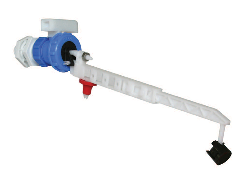 Side Entry Plastic Ballvalve With Adjustable Arm Length