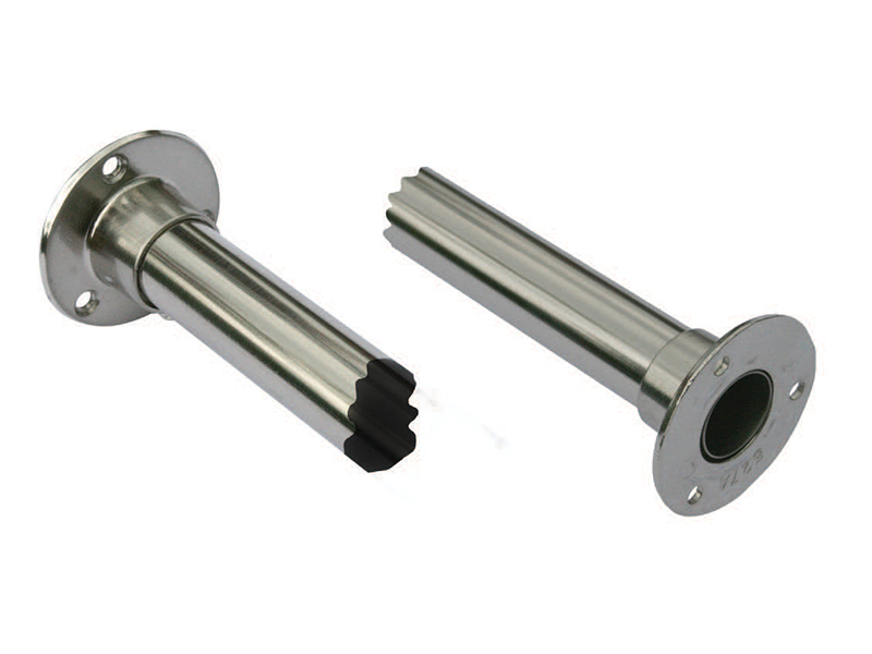 Chrome Straight Shower Rail