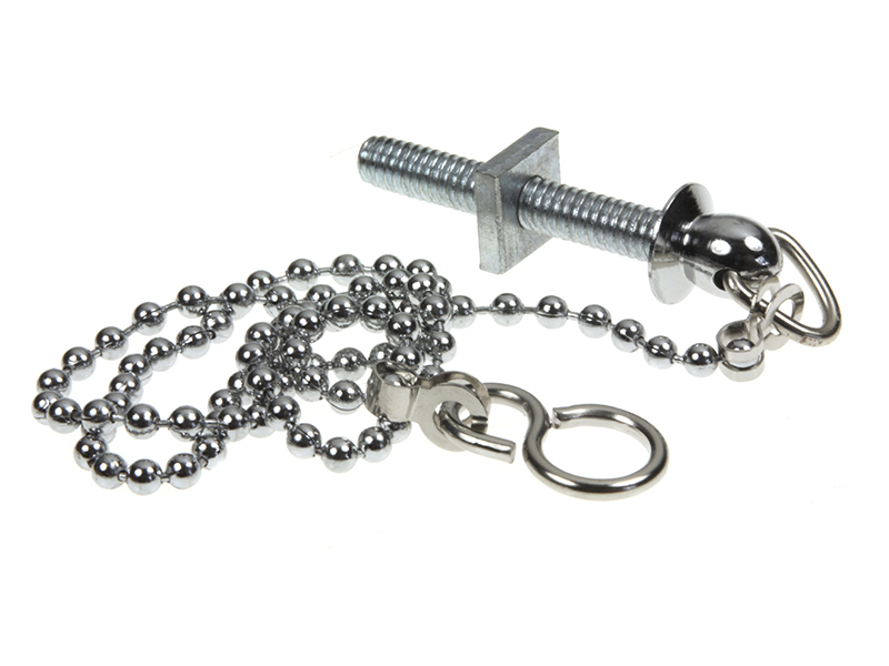 Chrome Bath Chain & Stay