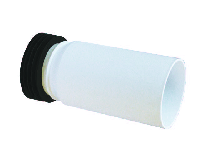 White PVC Pan Connector Extension